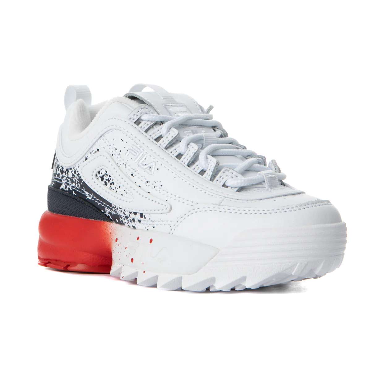 FILA DISRUPTOR 3FM00730 Λευκό-Κόκκινο 125