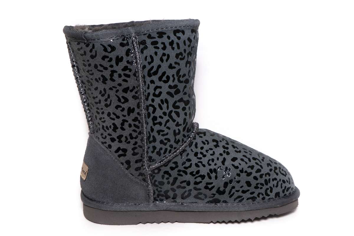 Childrenland Παιδικά Μποτάκια για κορίτσι με Γούνα 5825 Γκρι 