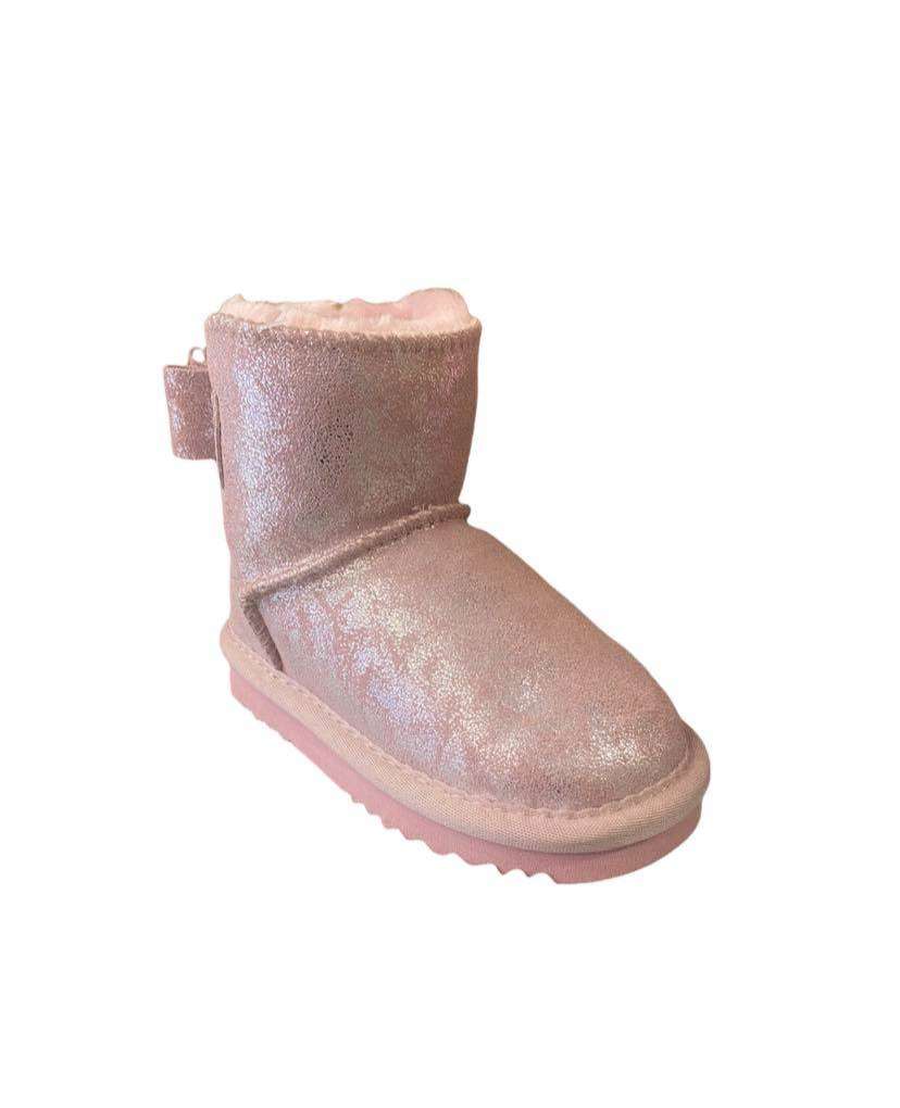 Childrenland Παιδικά Μποτάκια για κορίτσι με Γούνα 8817 Ροζ 