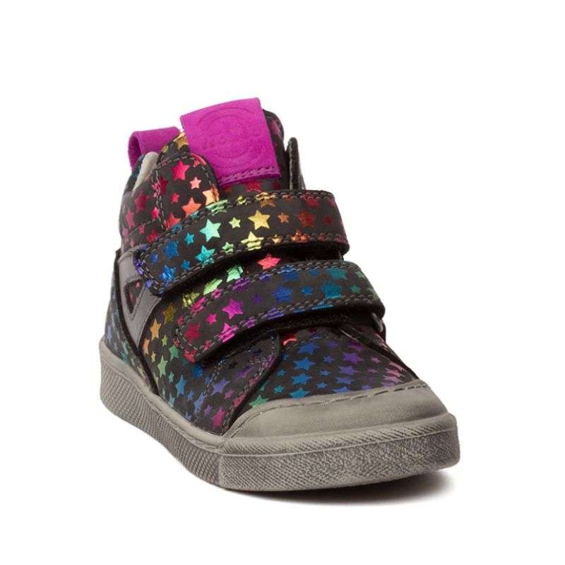  Froddo Παιδικά Μποτάκια για κορίτσι Rosario High -Top Stars G2110093 Μαύρο 
