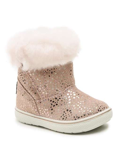 Primigi Δερμάτινo  Ανατομικό Μποτάκι Με Γούνα 2854844 Ροζ 